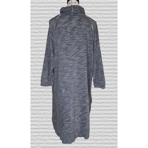 Free People FP Beach Terri Cocoon Dress XL/XXL Gray Cowl Neck Lagenlook Hippy - Picture 4 of 11
